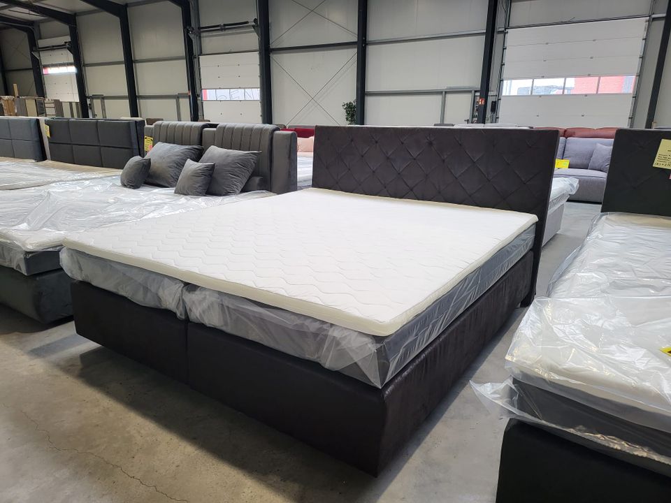 ⭐180x200 Boxspringbett mit TFK-Matratzen - Bett mit Topper ● D&D Möbel⭐ in Arnsberg