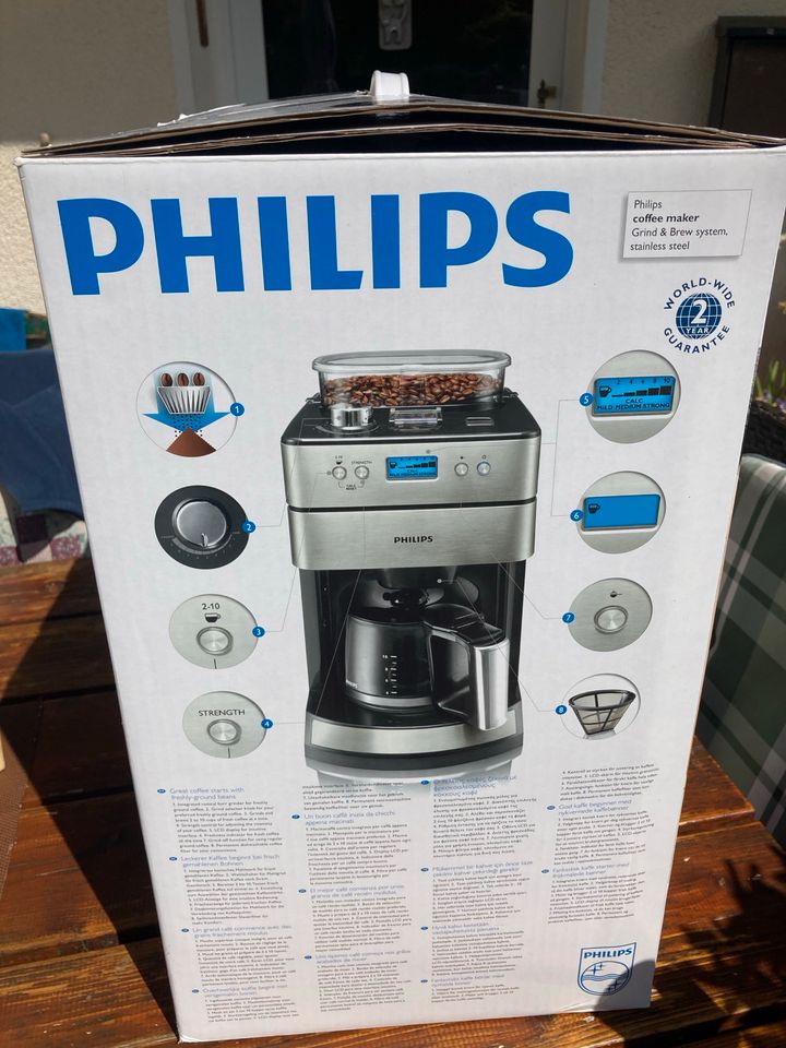 Philips Kaffeemaschine mit Mahlwerk in Oberschöna