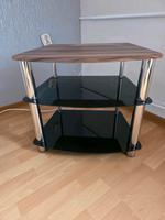 TV Board/Hifi Rack aus Holz und Glas Dithmarschen - Eddelak Vorschau