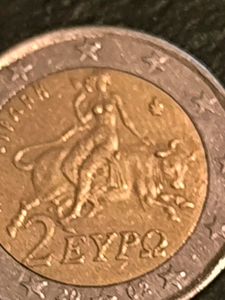 Griechische Zwei Euro Münze Fehlprägung 2002 - Eypo Mit S Im Ster in München