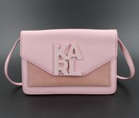 Karl Lagerfeld Tasche Damen Umhängetasche Crossbody rosa Leder Duisburg - Duisburg-Mitte Vorschau