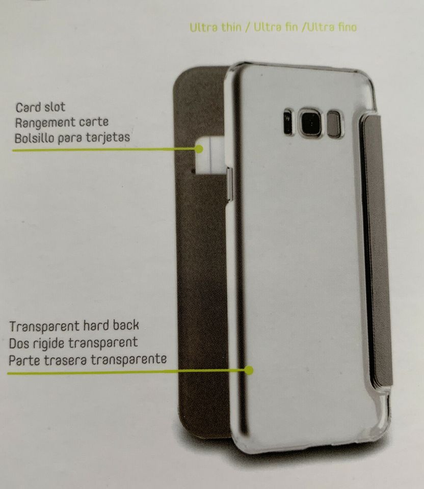 Folio Case Schützhülle schwarz-trans Samsung Galaxy S8 Plus in Illingen