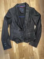 Blazer Jeans-Jacke Mexx 36 schwarz glänzend Dresden - Cotta Vorschau