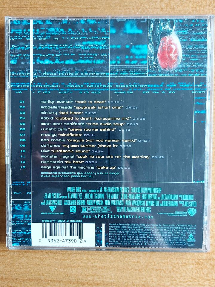 Matrix - CD - Album - Soundtrack zum Film 1999 in Centrum