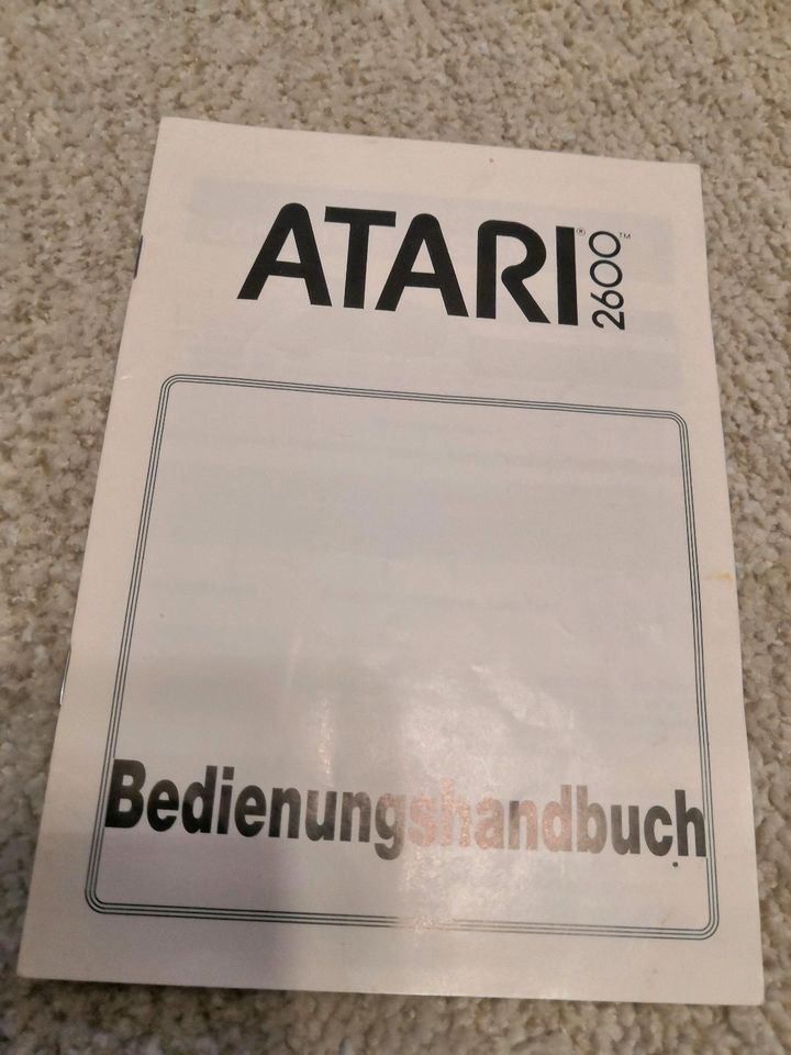 Orginal ATARI 2600 junior Spielekonsole mit 4 Spielen in Wachtberg