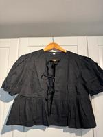 Poplin Damen Bluse Schleifen Neu Schwarz L Aubing-Lochhausen-Langwied - Aubing Vorschau