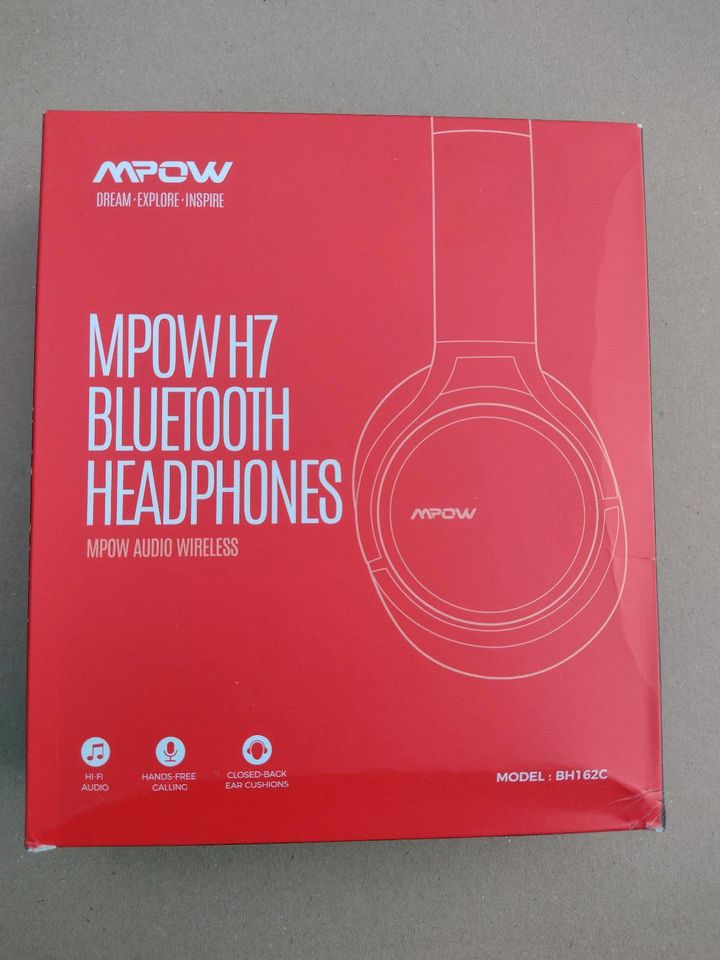 Bluetooth Kopfhörer, over ear Kopfhörer, Headphone #Neu# in Taura