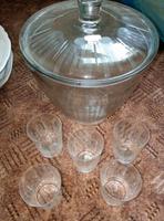Maro handgeschliffene DDR Bowle Set Sachsen - Chemnitz Vorschau