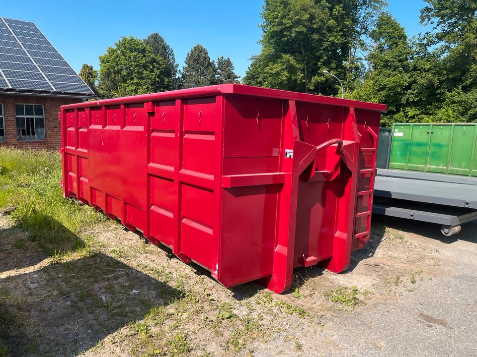 Abrollcontainer mit Werbefläche in Steinheim