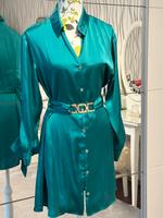 Traumhafte Bluse in Satin mit Gürtel Nordrhein-Westfalen - Marsberg Vorschau