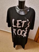 Schönes Damen T-Shirt "Lets Rock" Schwarz Gr. 3XL (50/52) WIE NEU Bochum - Bochum-Ost Vorschau