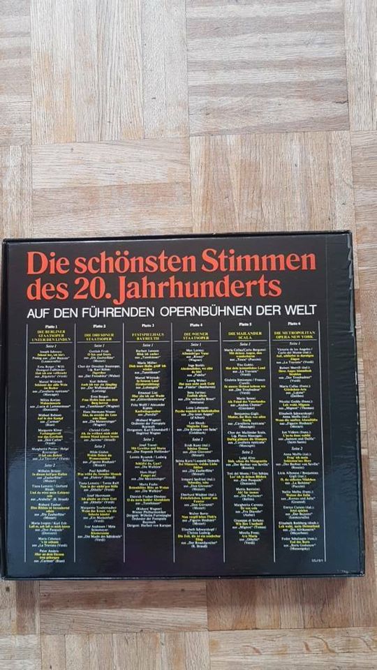 Die schönsten Stimmen des 20. Jahrhunderts- 6 LP in Bad Oldesloe