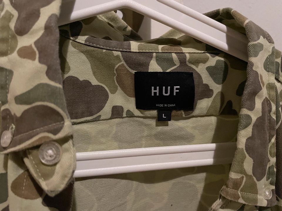 HUF Camo Shirt gr. L in Wuppertal