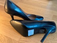 High heels  Gr 39, schwarz, Leder NEU, Marke ESPRIT München - Ludwigsvorstadt-Isarvorstadt Vorschau