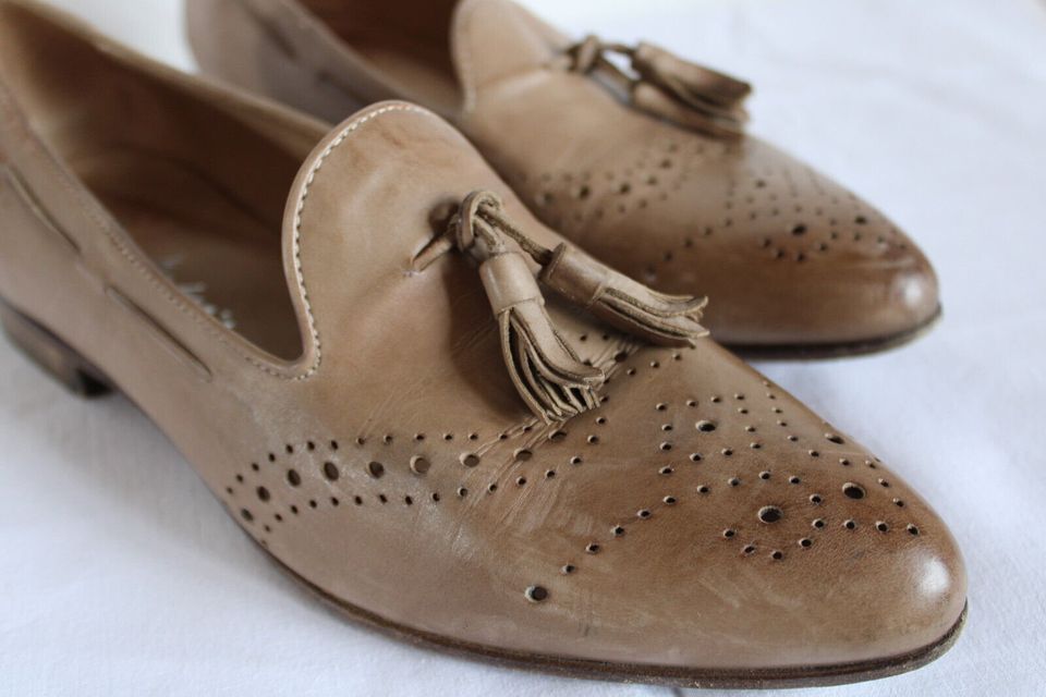 John Bakers London Gr 37,5 Damen Schuhe Slip On Loafer Lederschuh in Köln