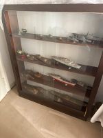 Bücherregal mit Glastüren- Vintage Vitrine - vitrinenschrank Nordrhein-Westfalen - Hilden Vorschau