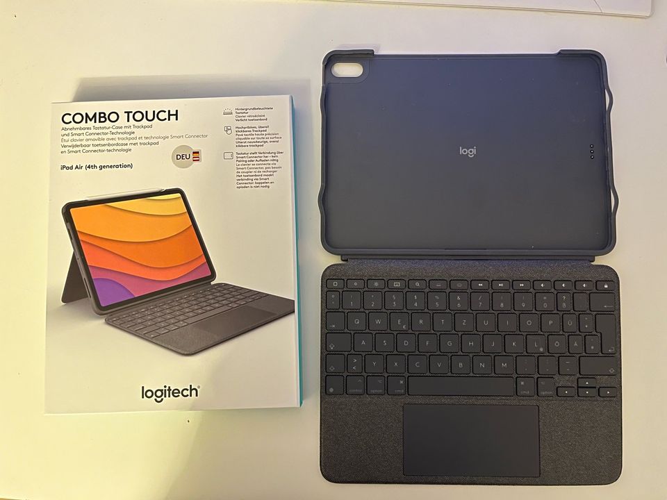 Logitech Combo Touch IPad Air 4 Tastatur magnetisch in Liebenau