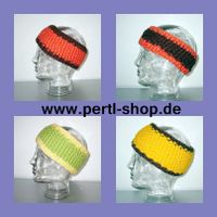 Stirnband, Hand gestrickt, gelb, orange, Grün, Einzelstücke, neu Bayern - Traunstein Vorschau