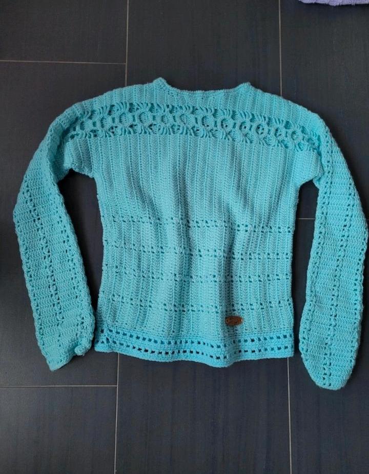 Süßer Strickpullover. Gr. 158. Unikat! Handmade.Neuwertig in Gütersloh