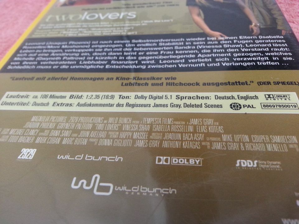 Two Lovers DVD Film Joaquin Phoenix Gwyneth Paltrow + Extras in Berlin