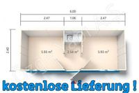 ☑️⤴️☑️ 6,0 x 2,4m Bürocontainer mit Küche KOSTENLOSE LIEFERUNG SOFORT VERFÜGBAR, Baucontainer, Flüchtlingscontainer, Empfangscontainer ☑️⤴️☑️ Leipzig - Leipzig, Zentrum Vorschau