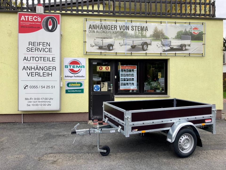 PKW Anhänger STEMA S10 | 2,01x1,15m | 750kg WOODOXX Holzanhänger in Cottbus