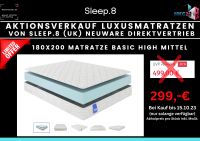 Luxus Matratze von Sleep.8 zum Aktionspreis Neuware Maß 180x200 Brandenburg - Großbeeren Vorschau