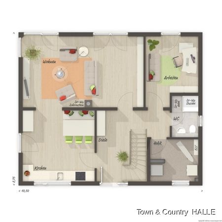 Neubau Einfamilienhaus zur Miete in Hohenthurm in Landsberg (Saalekreis)