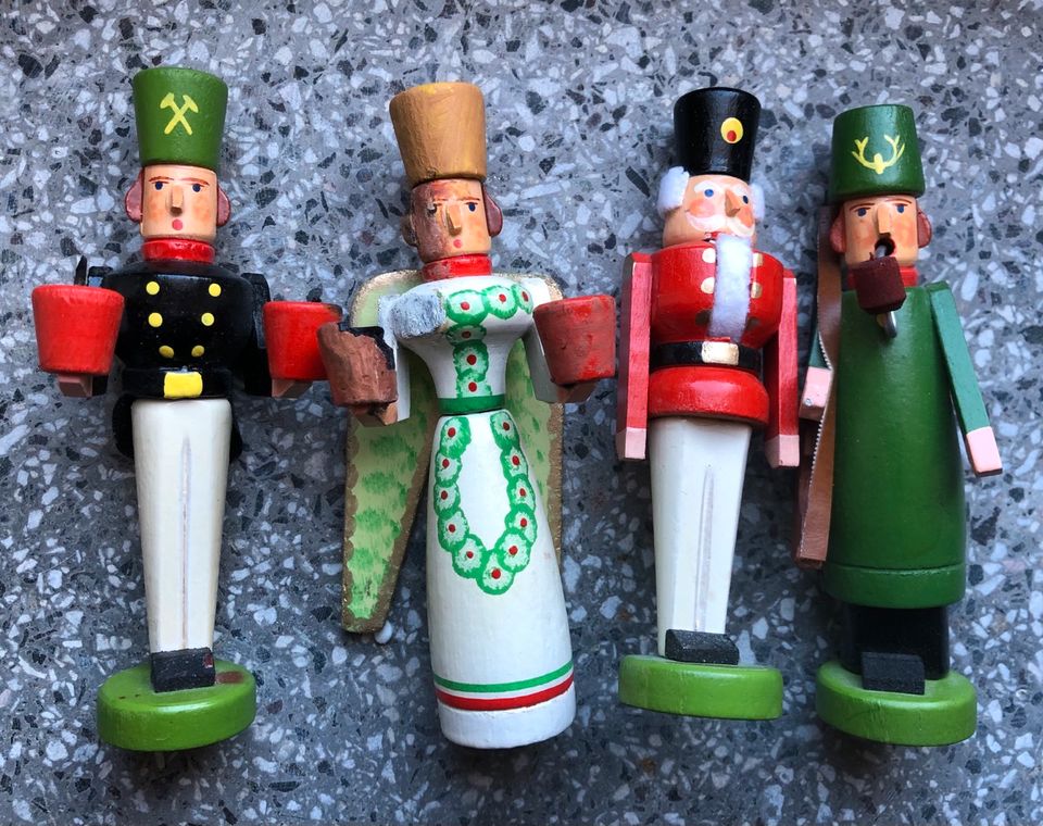 4 weihnachtliche Figuren aus DDR Zeiten in Dorfchemnitz