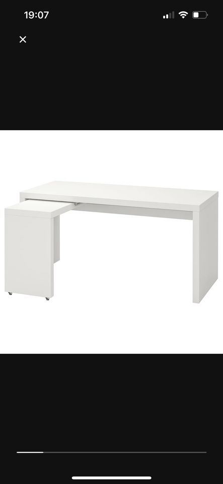 Ikea Malm Schreibtisch weiß in Koblenz