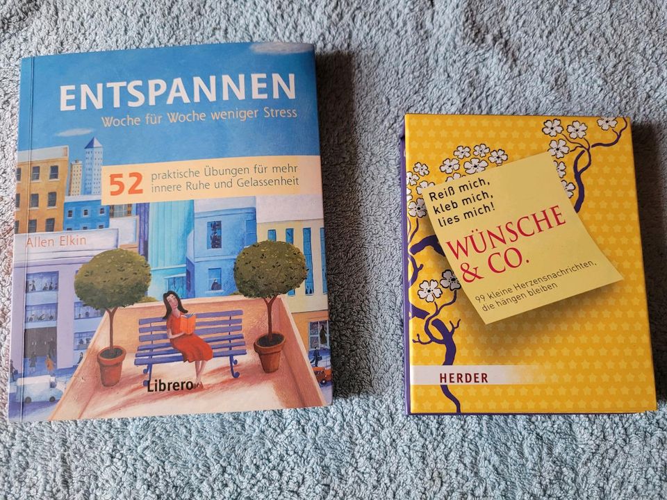 Buch Entspannungstipps/ Klebenachrichten in Schemmerhofen