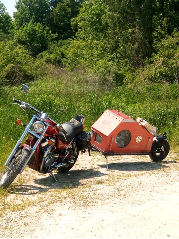 Intruder, Gespann, Motorradanhänger, Suzuki VS 800 Chopper in Friedberg