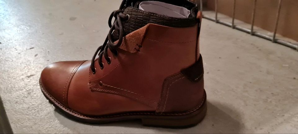 Cypres Stiefel Stiefelette Herren Größe 42 cognac-braun Neu und O in München