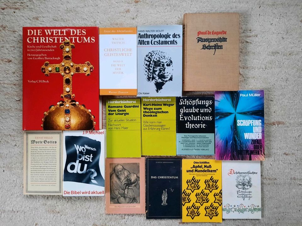 14 Bücher Christentum Lithurgie Worte Gottes Schöpfung Sammlung in Hamburg