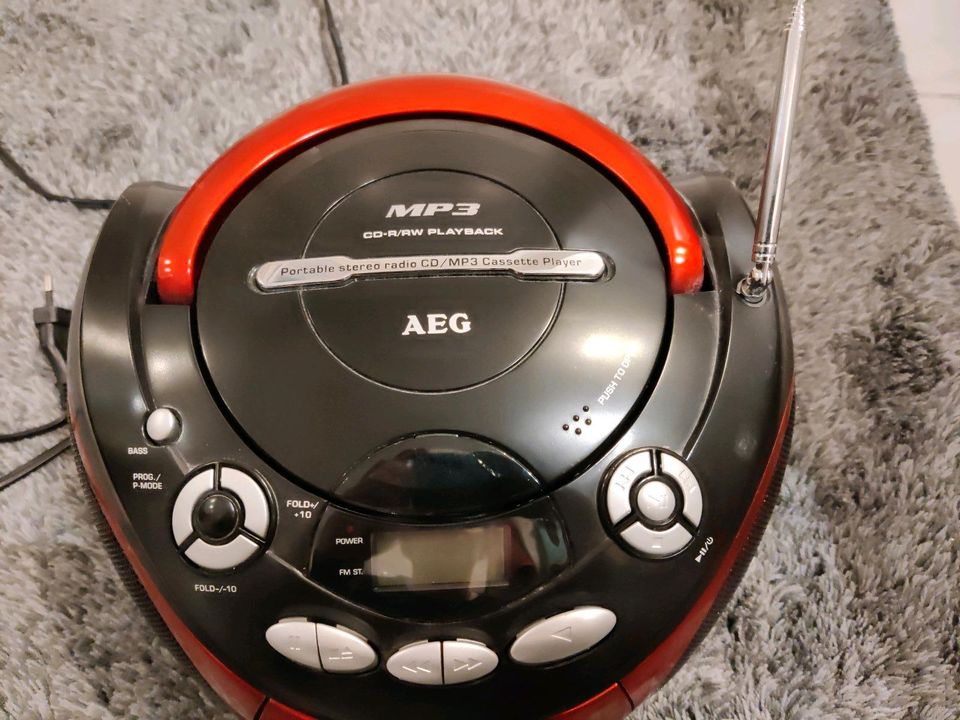 CD Player/ Kassette AEG SR4353 in Dachau