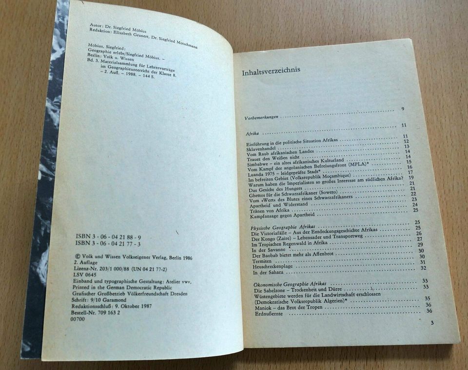 Geographie erlebt, Band 1-3, Materialsammlung für Lehrervorträge in Habichtswald