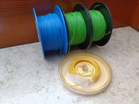 Kabel, Litze 0,14 mm², 2x 60m grün,1x 60m blau, 1x 10m gelb Bayern - Schrobenhausen Vorschau