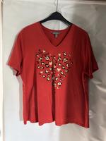 T-Shirt, Ulla Popken, rot, 50/52 Baden-Württemberg - Emmendingen Vorschau