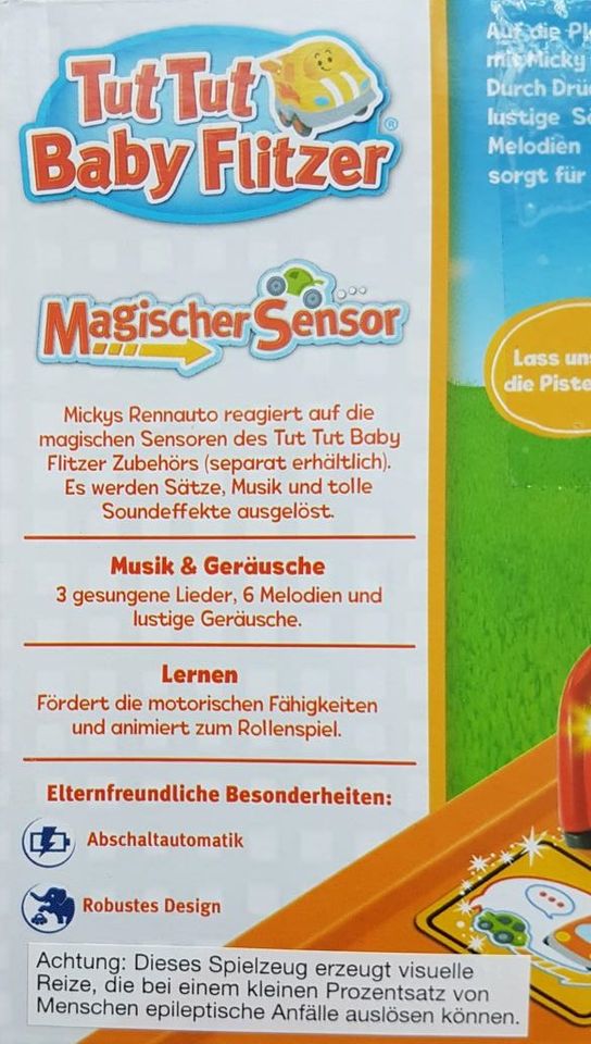 Spielzeug-auto Vtech Tut Tut Baby Flitzer Mickys Rennauto Musik in Brilon