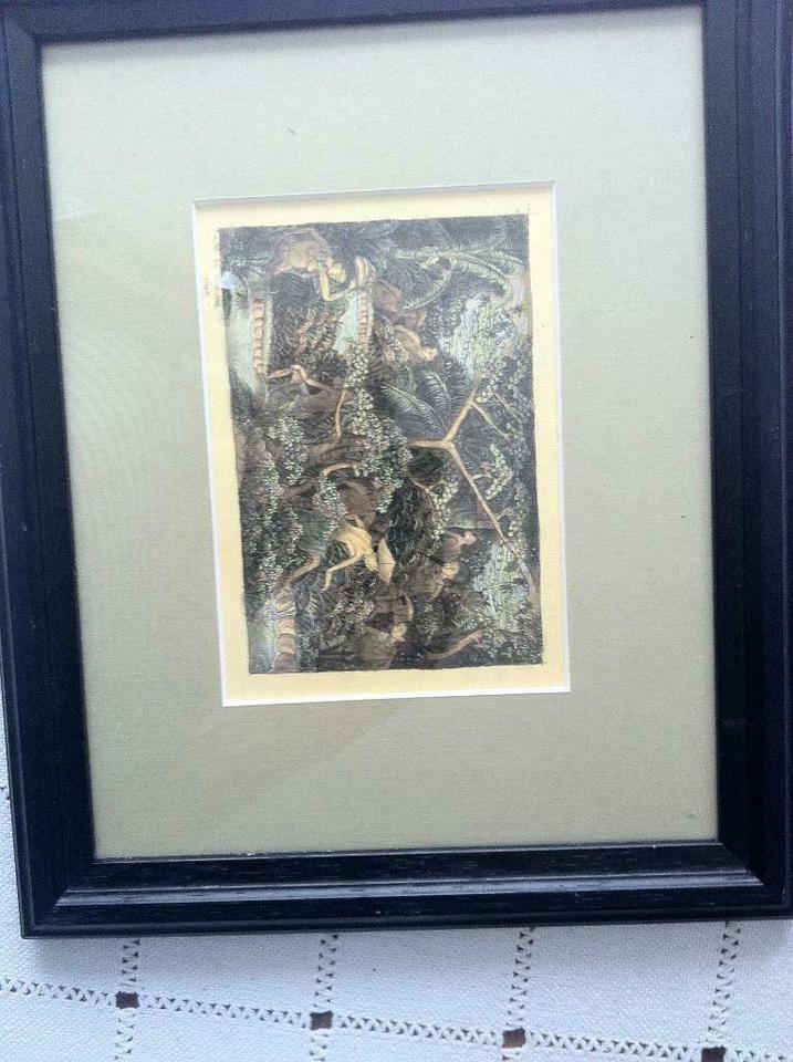 Aquarell Malerei, Bali, Original, sehr feine Malerei, ca 50/60 Ja in Wiesbaden