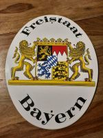 Emailschild "Freistaat Bayern", mind. 30 Jahre alt Bayern - Sulzbach a. Main Vorschau