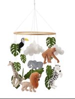 Baby Mobile Dschungel, Filztiere Ausstattung Kinderzimmer, Deko Dortmund - Aplerbeck Vorschau