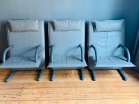 3 Sessel Arflex „T-Line“ Leder grau Design Burkhard Vogtherr Nordrhein-Westfalen - Detmold Vorschau