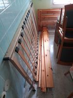 Bett, Einzelbett Holz Kiefer mit Lattenrost 208cm x 100cm Sachsen - Niederwürschnitz Vorschau