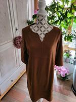 Cognac Wildlederkleid Sachsen - Jahnsdorf Vorschau
