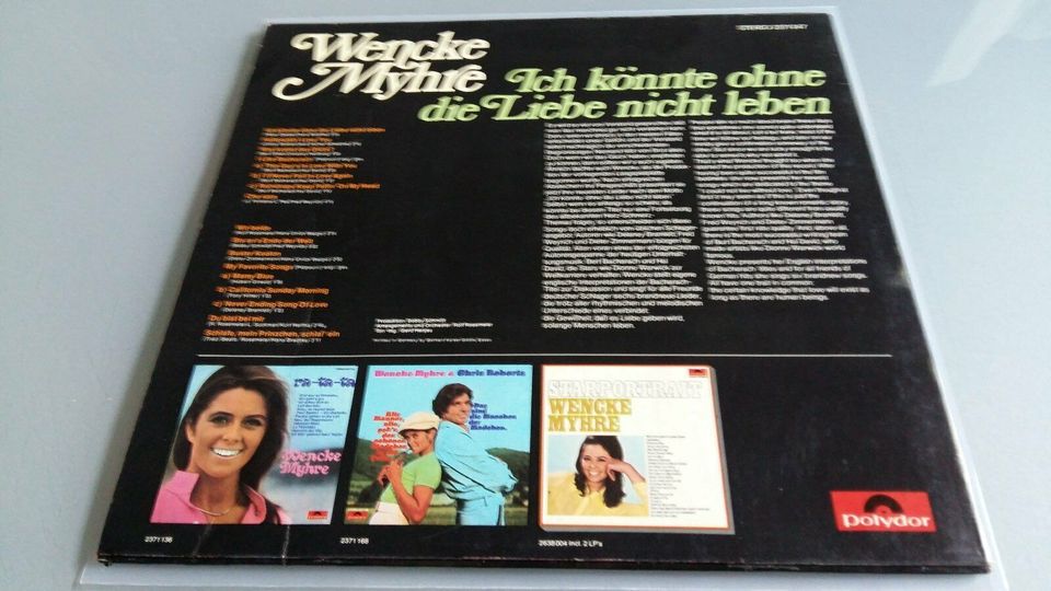 Wencke Myhre ‎LP – Ich Könnte Ohne Die Liebe Nicht Leben – 1972 in Köln