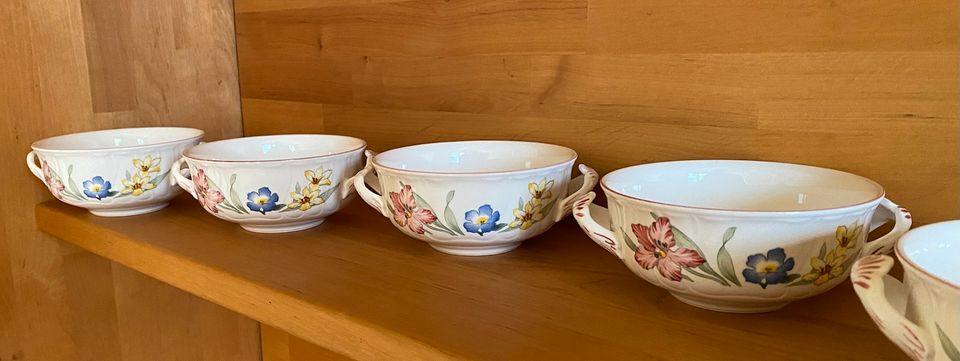 Villeroy & Boch Flora Bella 4 Suppentassen Bowl Suppenschüssel in Saarbrücken