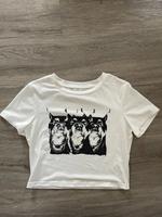 Dobermann Tshirt Print Shirt Cropped M Shein Bayern - Bergrheinfeld Vorschau
