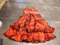 Tolles festliches Kleid 140/146 rot mit Glitzer Mecklenburg-Vorpommern - Stralsund Vorschau