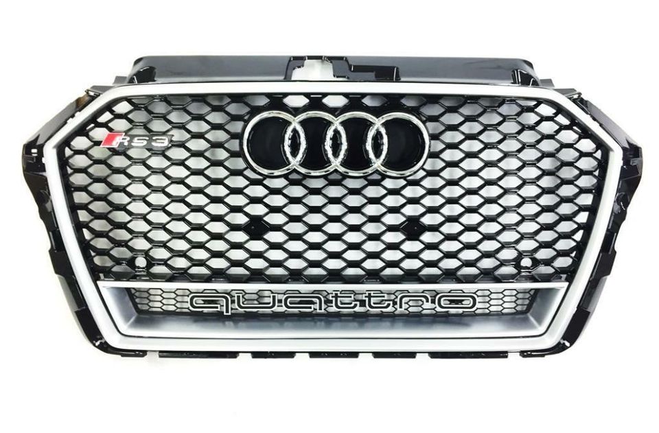 RS3 Grill Schwarz Glanz Quattro Audi A3 S3 8V Facelift 2016-2018 in Singen